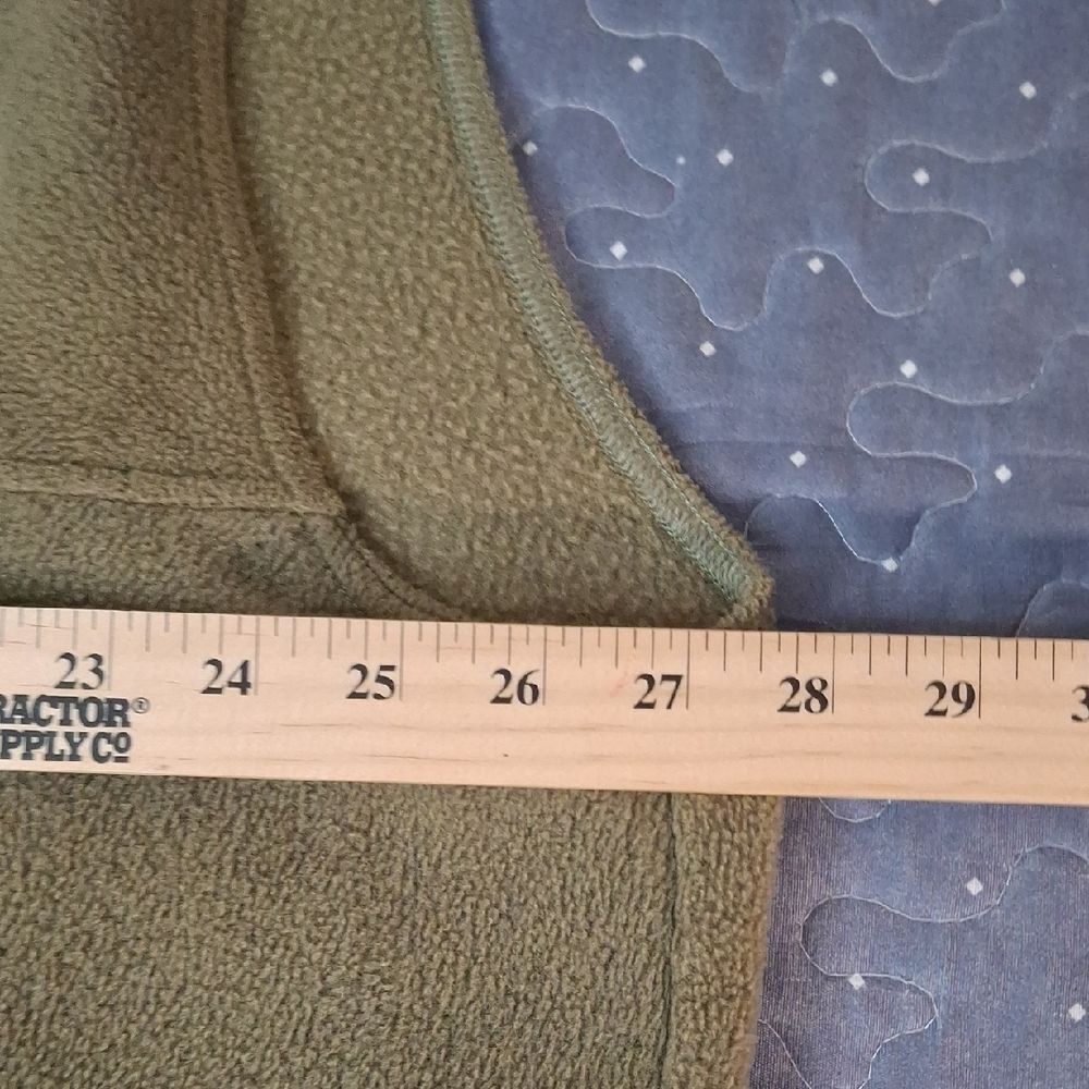 Mossy Oak Olive Green Fleece Vest size XL - Picture 4 of 5